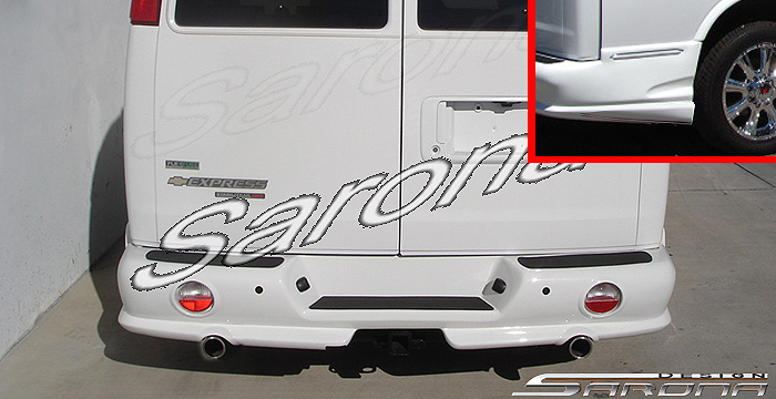 Custom Chevy Express Van  All Styles Rear Bumper (1996 - 2025) - $690.00 (Part #CH-018-RB)